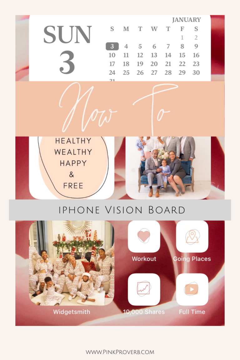 How to Make Your iPhone a Vision Board |Free Affirmations Prints