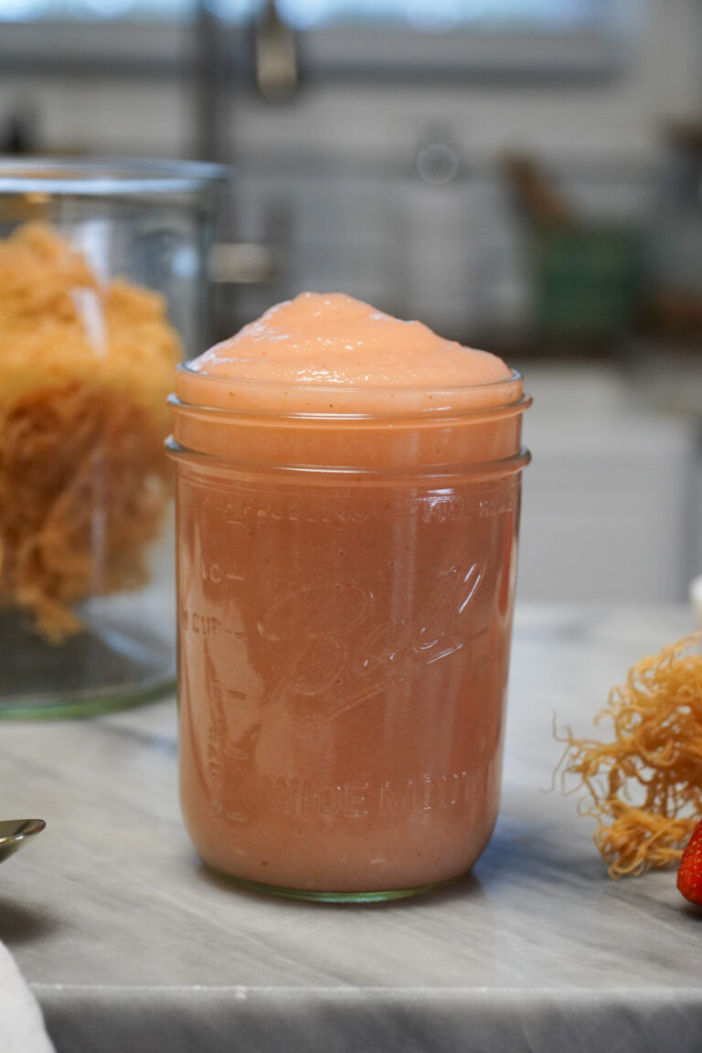 How to Make Sea Moss Gel Recipe | Easy Strawberry Flavor!