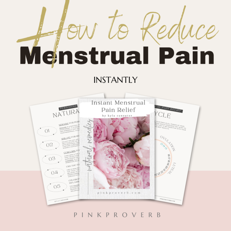 FREE Instant Menstrual Pain Relief eBook!